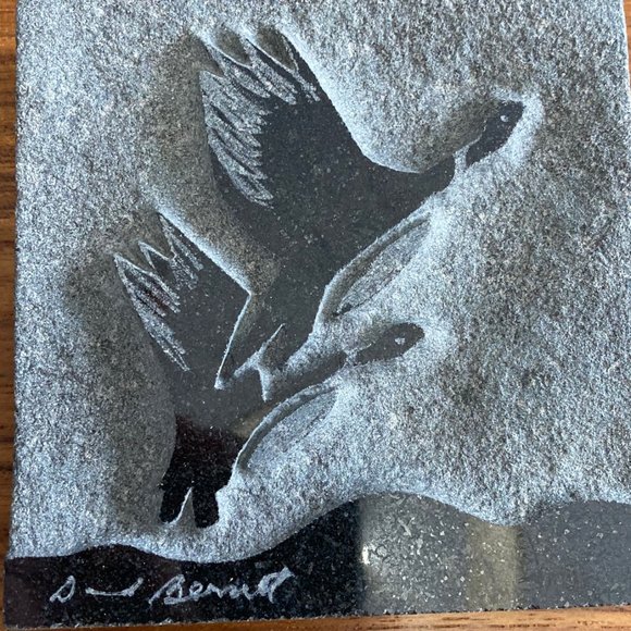Sculpted granite tile art - Picture 2 of 6